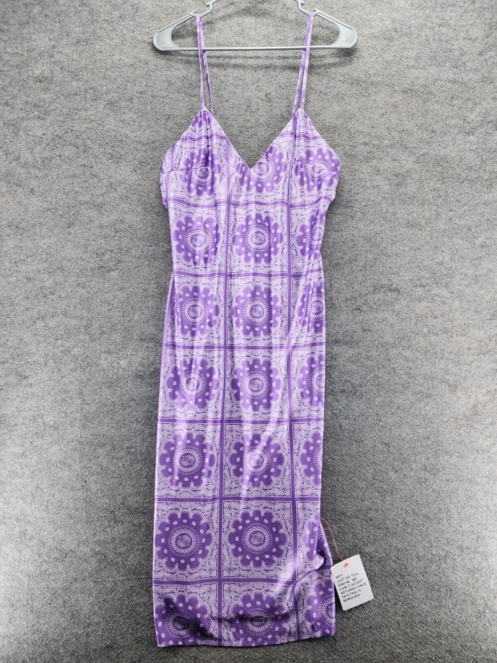 ASOS Design Dress Womens US 2 Sleeveless Purple